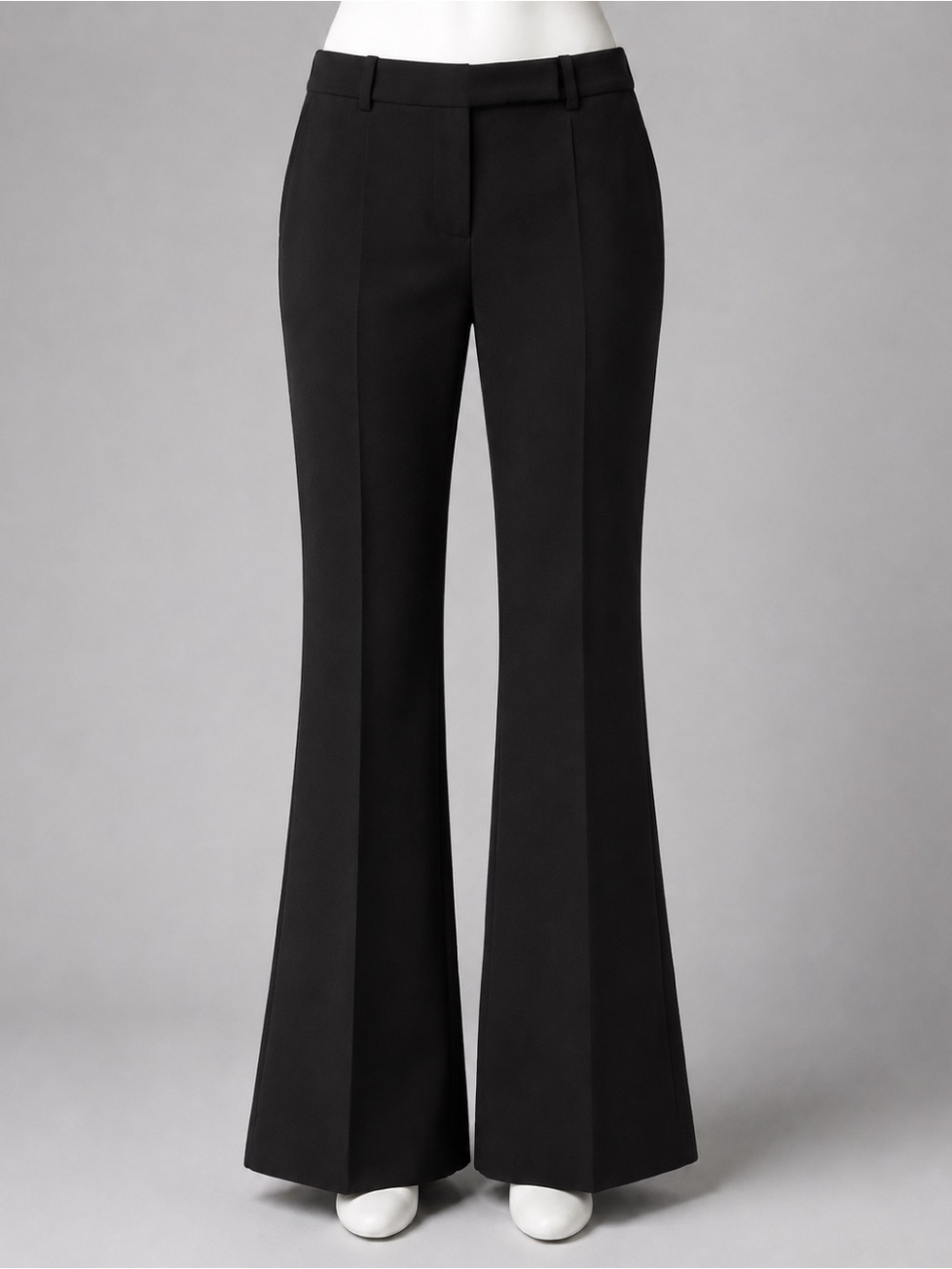 Alexander McQueen Black Flared Tailored Pants